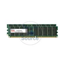 Sun 540-7070 - 8GB 2x4GB DDR PC-3200 ECC Registered 184-Pins Memory