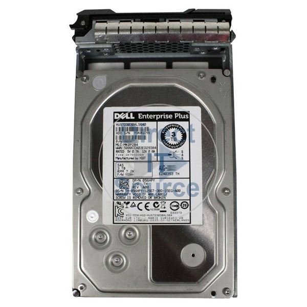 Dell 56HPY - 3TB 7.2K SAS 6.0Gbps 3.5" 64MB Cache Hard Drive