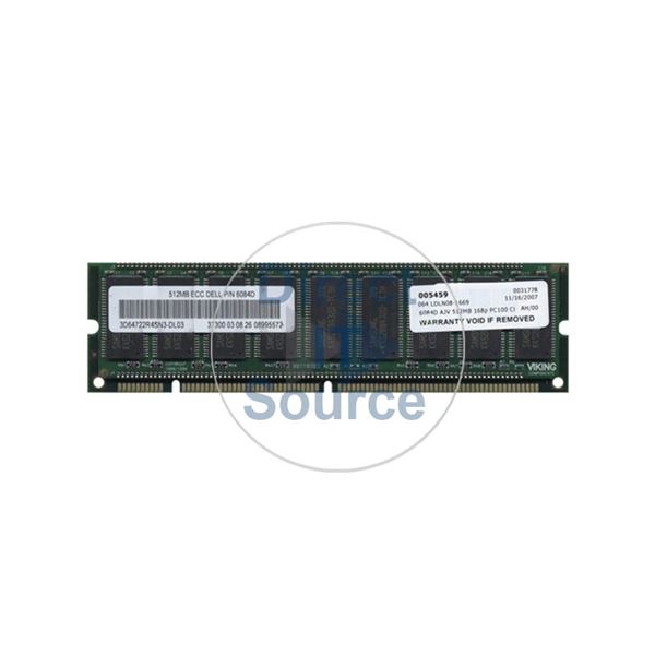 Dell 6084D - 512MB SDRAM PC-100 ECC Registered Memory