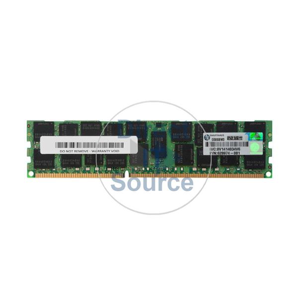 HP 628974-081 - 16GB DDR3 PC3-10600 ECC Registered 240 Pins Memory