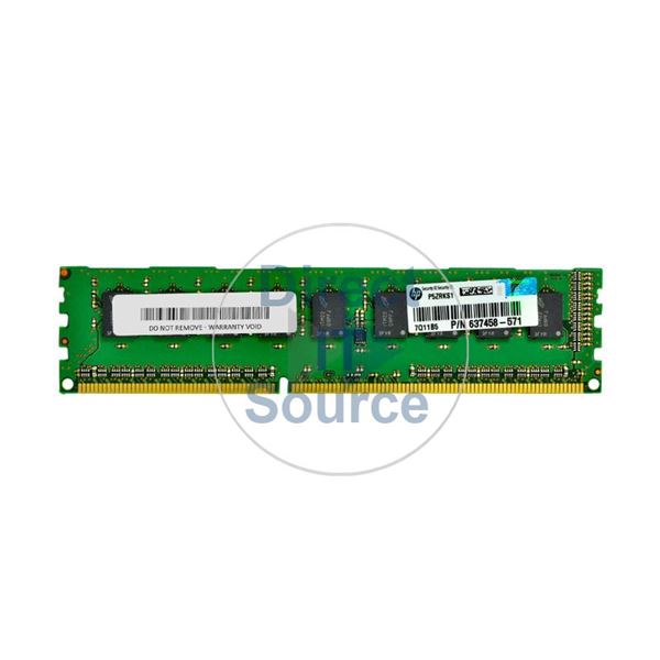 HP 637458-571 - 2GB DDR3 PC3-10600 ECC UNBUFFERED 240 Pins Memory
