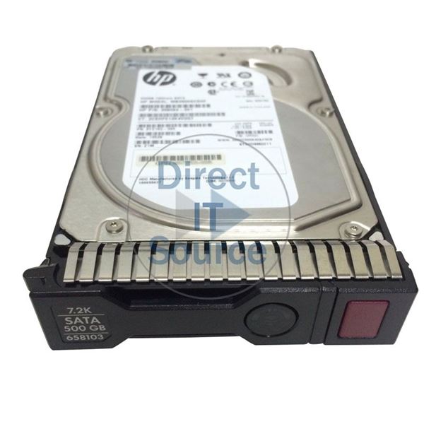 HP 658103-001 - 500GB 7.2K SATA 6.0Gbps 3.5" Hard Drive