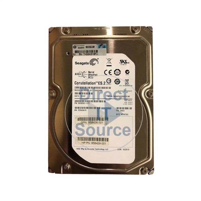 HP 658428-001 - 3TB 7.2K SAS 3.5" Hard Drive