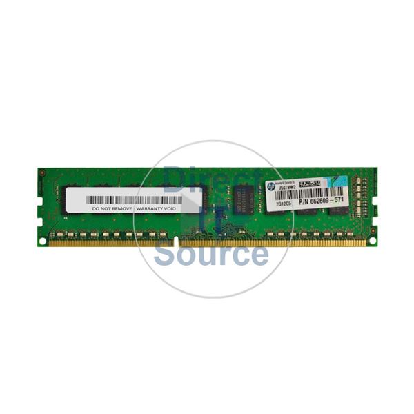 HP 662609-571 - 4GB DDR3 PC3-12800 ECC UNBUFFERED 240 Pins Memory