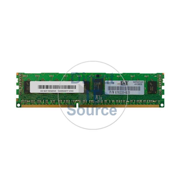 HP 676331-B21 - 4GB DDR3 PC3-12800 ECC Registered 240 Pins Memory