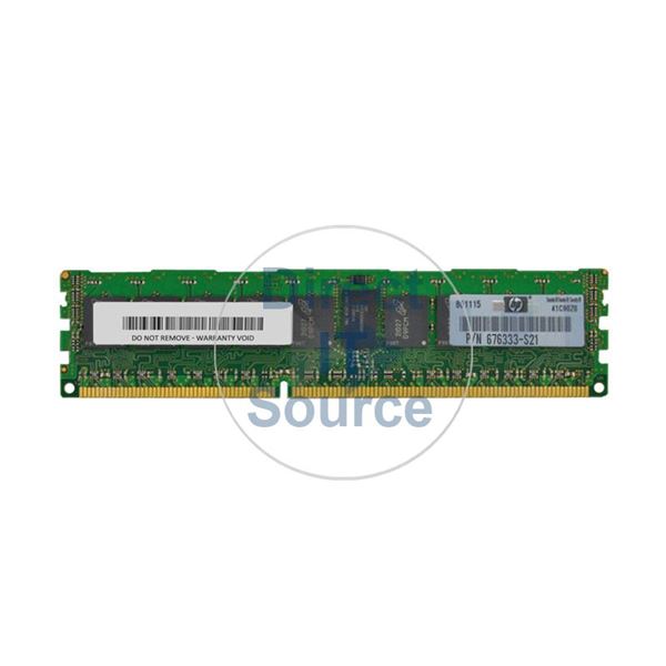HP 676333-S21 - 8GB DDR3 PC3-12800 ECC Registered 240 Pins Memory