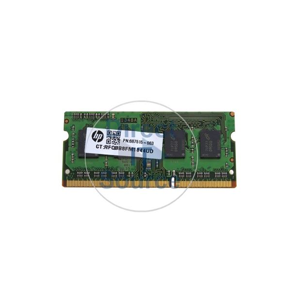 HP 687515-663 - 4GB DDR3 PC3-14900 Memory