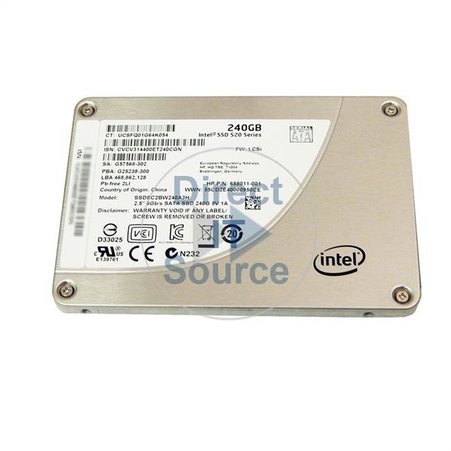 HP 688011-001 - 240GB 2.5inch SATA SSD