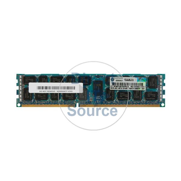 HP 698889-001 - 8GB DDR3 PC3-10600 ECC Registered 240 Pins Memory