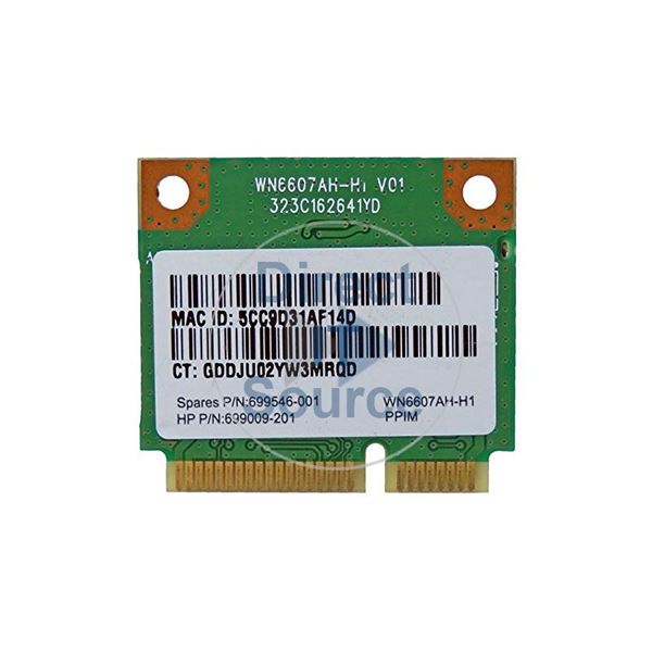 HP 699009-201 - PCI-E Mini 802.11bGN Wireless WIFI Card