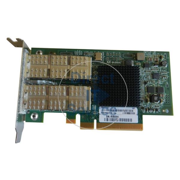 HP 708074-001 - 2-Port PCI-E Qlogic 4X QDR Infiniband Host Channel Adapter