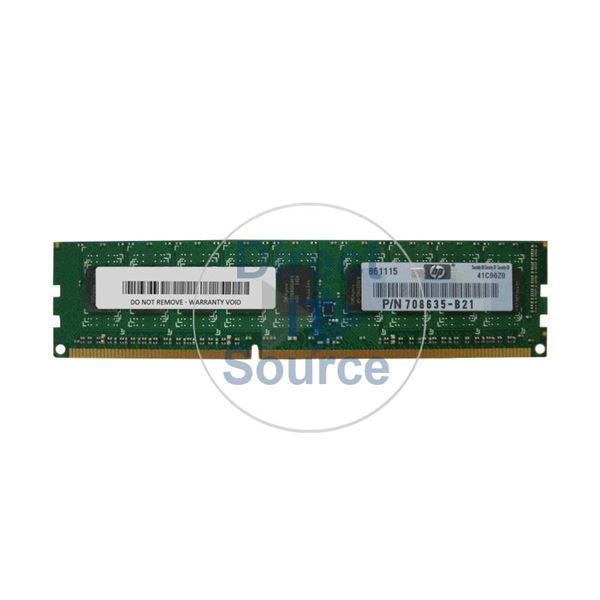 HP 708635-B21 - 8GB DDR3 PC3-14900 ECC UNBUFFERED 240 Pins Memory