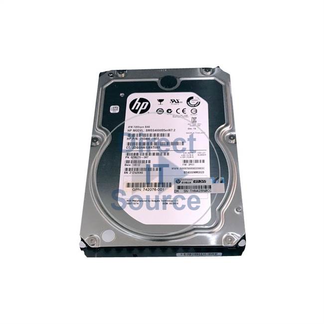 HP 710490-003 - 4TB 7.2K SAS 3.5Inch Cache Hard Drive