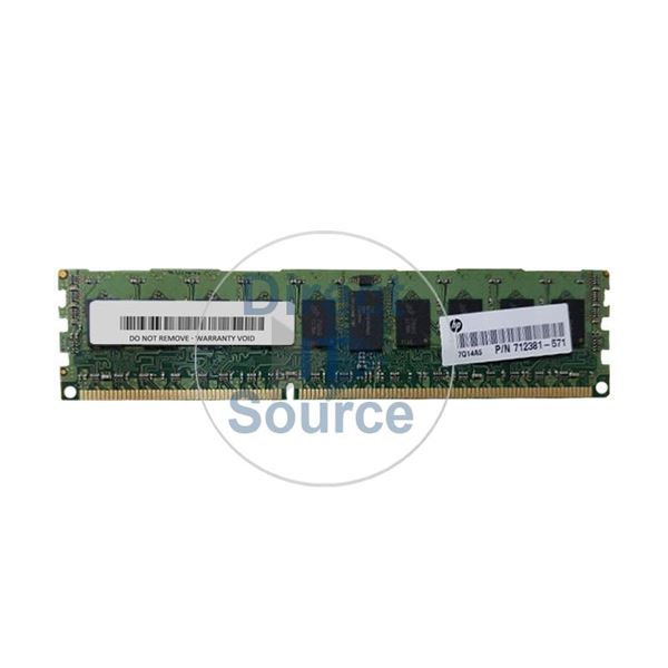 HP 712381-571 - 4GB DDR3 PC3-14900 ECC Registered 240-Pins Memory