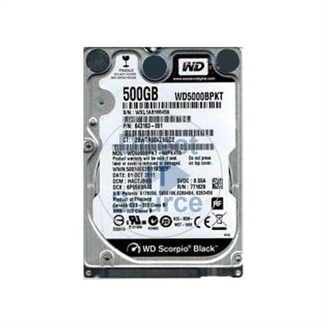 HP 726838-001 - 500GB 7.2K SATA 2.5Inch 16MB Cache Hard Drive