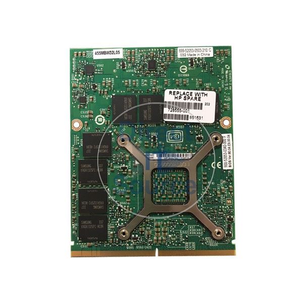 HP 728555-001 - 8GB Nvidia Quadro K5100M Video Card