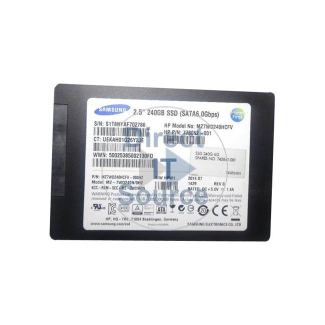 HP 742841-001 - 240GB 2.5inch SATA SSD