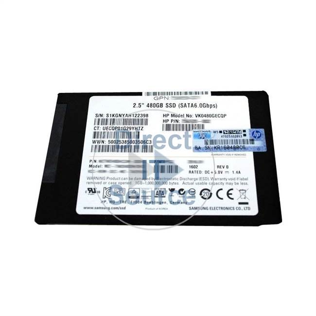 HP 756659-001 - 480GB SATA 2.5" SSD