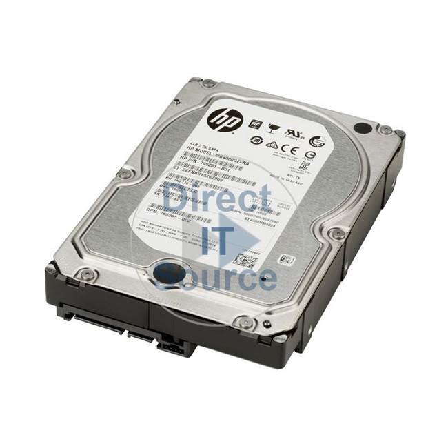 HP 765265-002 - 4TB 7.2K SATA 3.5Inch Cache Hard Drive