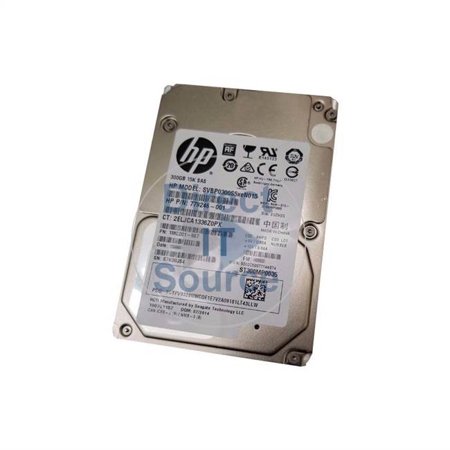 HP 779246-001 - 300GB 15K SAS 12Gbps 2.5Inch Cache Hard Drive