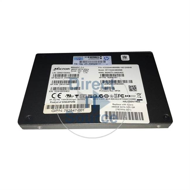 HP 782847-001 - 480GB SATA 2.5" SSD