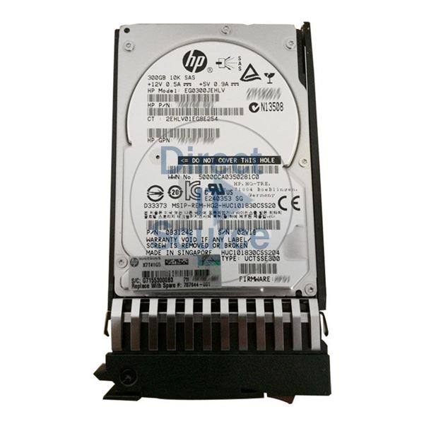 HP 787644-001 - 300GB 10K SAS 12.0Gbps 2.5" Hard Drive