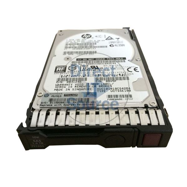 HP 791055-001 - 1.8TB 10K SAS 12.0Gbps 2.5" Hard Drive