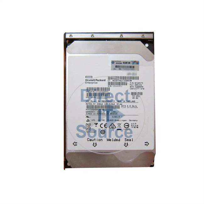 HP 797521-001 - 6TB 7.2K SATA 6.0Gbps 3.5" Hard Drive