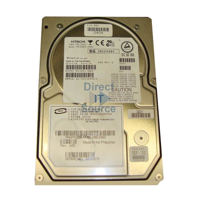 Dell 7K228 - 18GB 10000RPM 80Pin SCSI Hard Drive