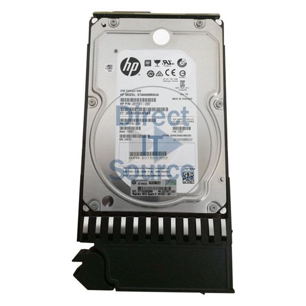 HP 801557-001 - 4TB 7.2K SAS 12.0Gbps 3.5" Hard Drive
