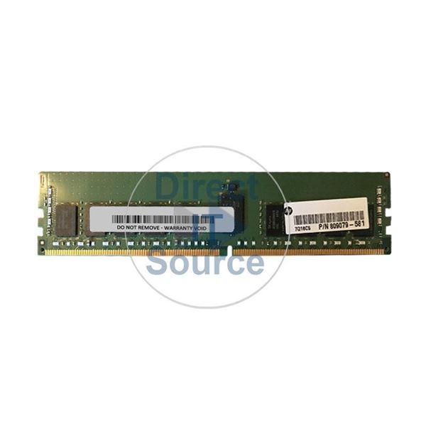HP 809081-081 - 16GB DDR4 PC4-19200 ECC Registered 288-Pins Memory