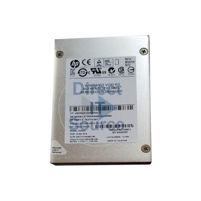 HP 809585-001 - 480GB SAS 2.5" SSD