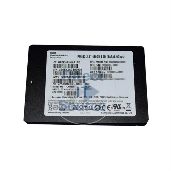 HP 816899-B21 - 480GB SATA 6.0Gbps 2.5" SSD