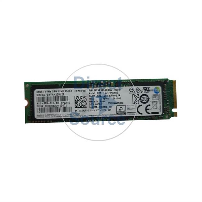 Dell 8DPJF - 256GB PCIe SSD