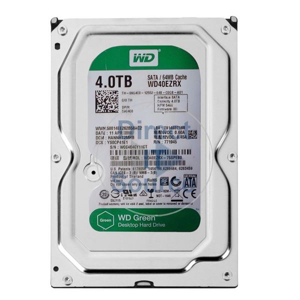 Dell 9G4C0 - 4TB 5.4K SATA 6.0Gbps 3.5" 64MB Cache Hard Drive