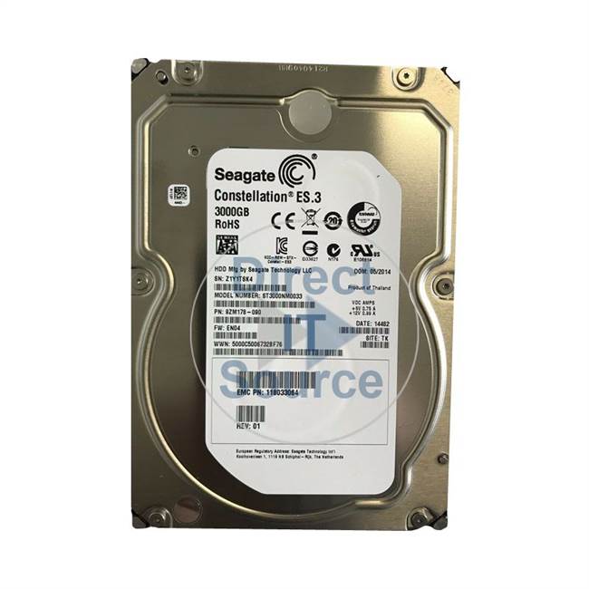 Seagate 9ZM178-090 - 3TB 7.2K SATA 6.0Gbps 3.5" Hard Drive