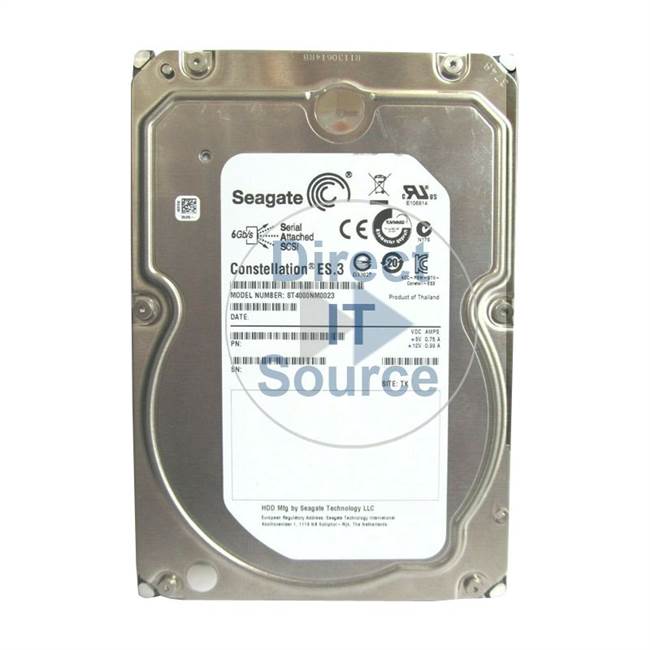 Seagate 9ZM270-581 - Constellation ES.3 4TB 7200RPM 3.5Inch SAS 6GBPS 128MB Hard Drive