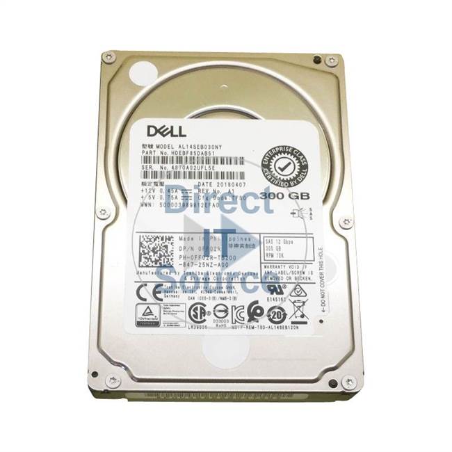 Dell AL14SEB030NY - 300GB 10K SAS 2.5Inch Cache Hard Drive