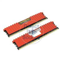 Corsair CMK16GX4M2A2400C16R - 16GB 2x8GB DDR4 PC4-19200 Non-ECC Unbuffered 288-Pins Memory