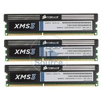 Corsair CMX12GX3M3A2000C9 - 12GB 3x4GB DDR3 PC3-16000 240-Pins Memory