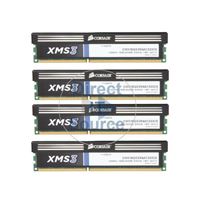 Corsair CMX16GX3M4A1333C9 - 16GB 4x4GB DDR3 PC3-10600 Non-ECC Unbuffered 240-Pins Memory