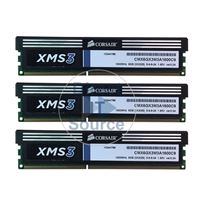 Corsair CMX6GX3M3A1600C9 - 6GB 3x2GB DDR3 PC3-12800 Non-ECC Unbuffered 240-Pins Memory