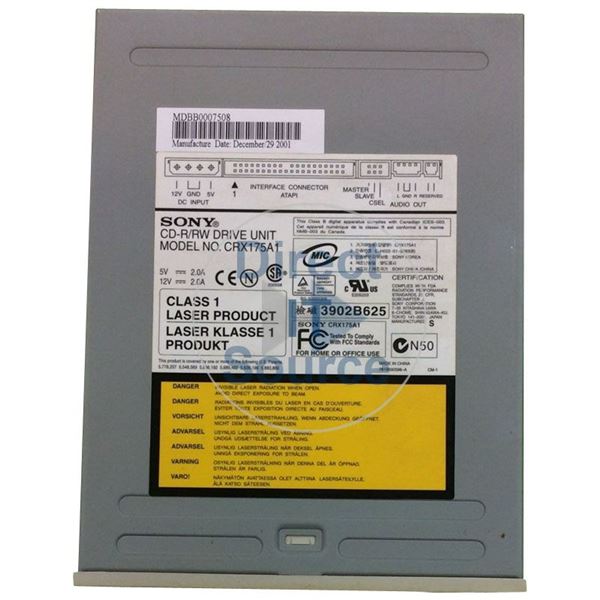 Sony CRX175A1 - IDE CD-RW Optical Disc Drive