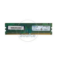 Crucial CT12864AA800.8FHZ - 1GB DDR2 PC2-6400 240-Pins Memory