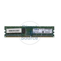 Crucial CT12864AA800.M8FG - 1GB DDR2 PC2-6400 Non-ECC Unbuffered 240-Pins Memory