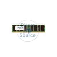 Crucial CT12864Z40B.E16T - 1GB DDR PC-3200 Non-ECC Unbuffered Memory