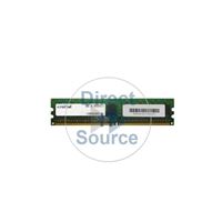 Crucial CT12872AA667.M9FH - 1GB DDR2 PC2-5300 ECC Unbuffered Memory
