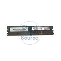 Crucial CT12872AA800.9FE - 1GB DDR2 PC2-6400 ECC Unbuffered 240-Pins Memory