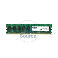 Crucial CT12872AA800 - 1GB DDR2 PC2-6400 ECC Unbuffered Memory