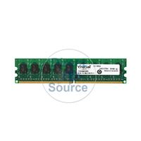 Crucial CT12872AA80E - 1GB DDR2 PC2-6400 ECC Unbuffered 240-Pins Memory